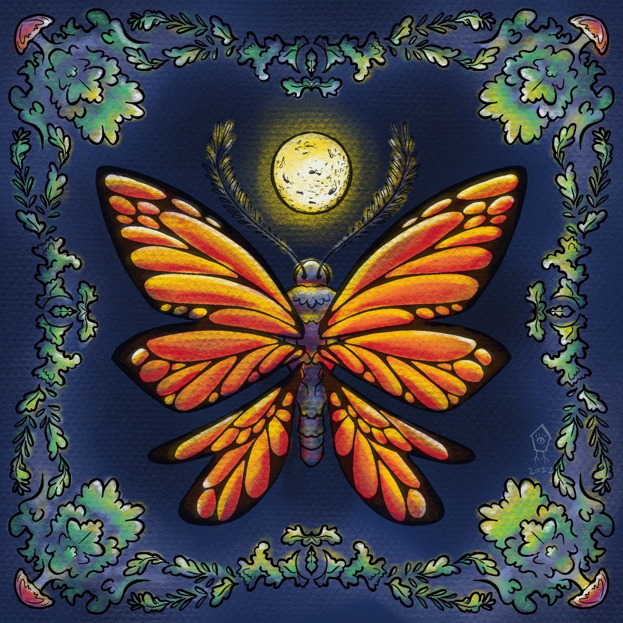 "Moon Moth" - Giclée Art Print